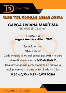 COMO MEDIR CARGAS DESDE CHINA (1)