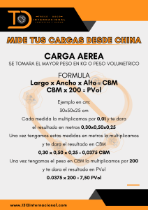 COMO MEDIR CARGAS DESDE CHINA (3)
